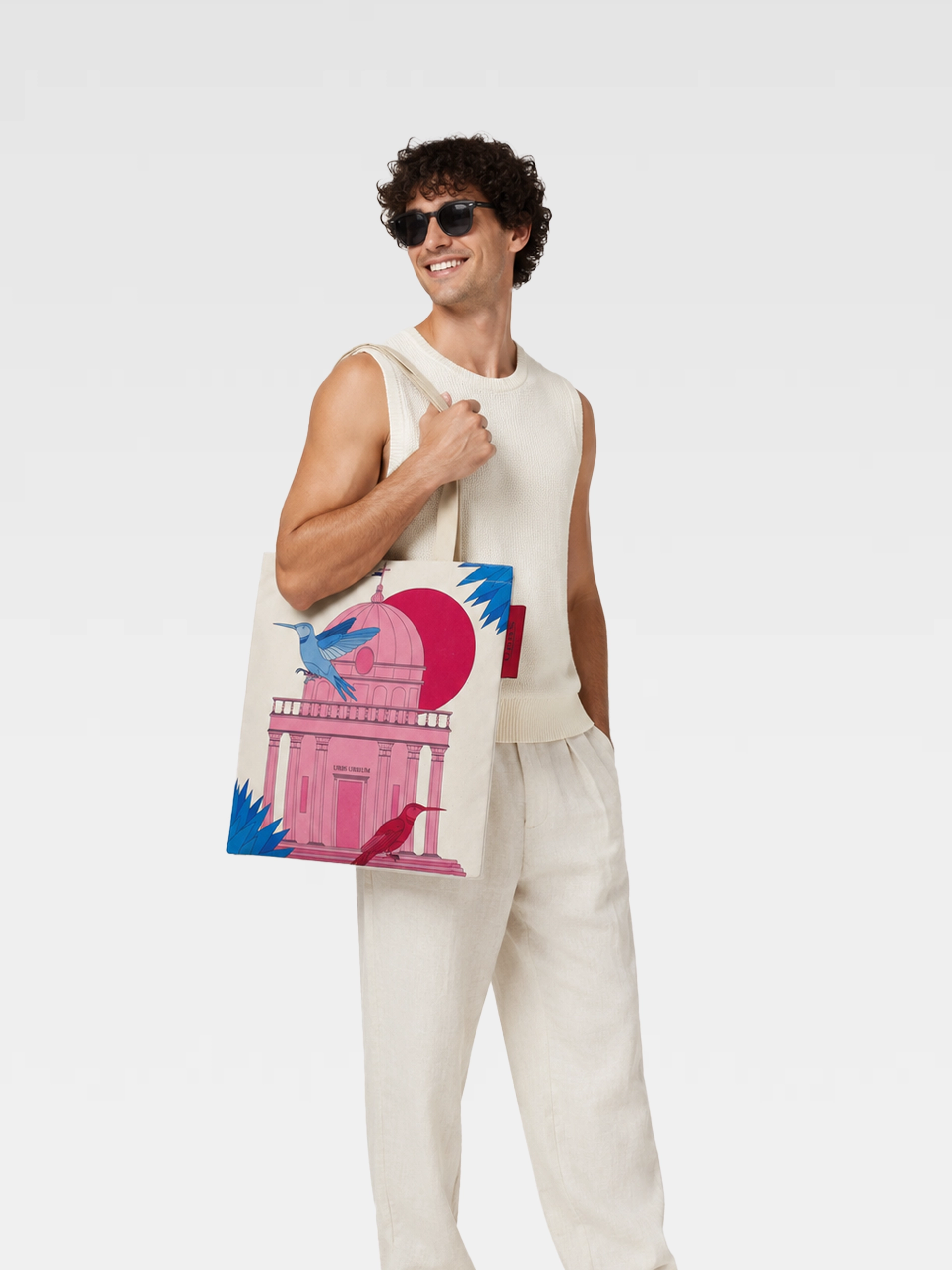 Tote bag Tempietto in Cotone