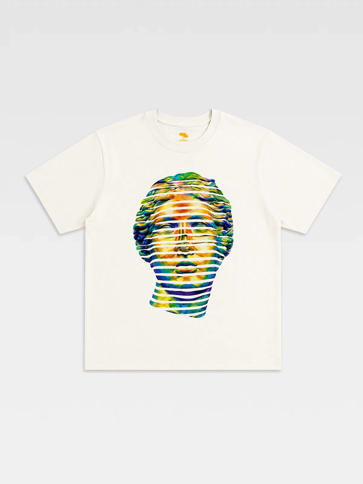 T-Shirt Testa Donna Bianca